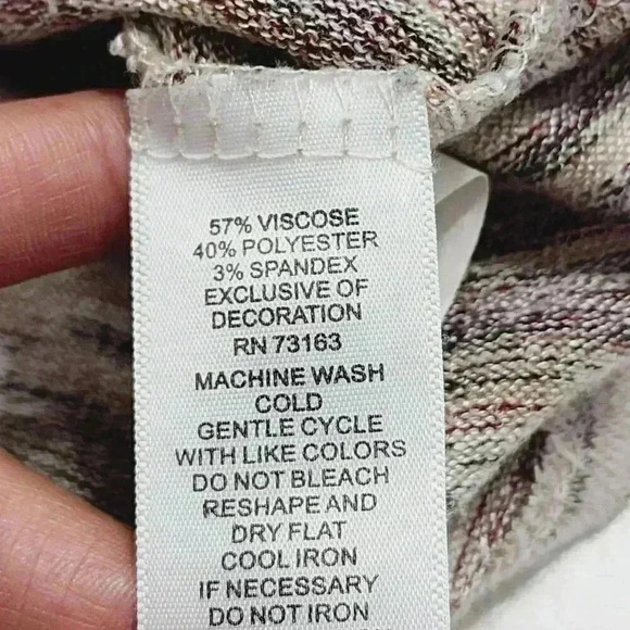 Cupio Scoop neck Pullover Sweater Women's L Patterned 1404C - Picture 5 of 6